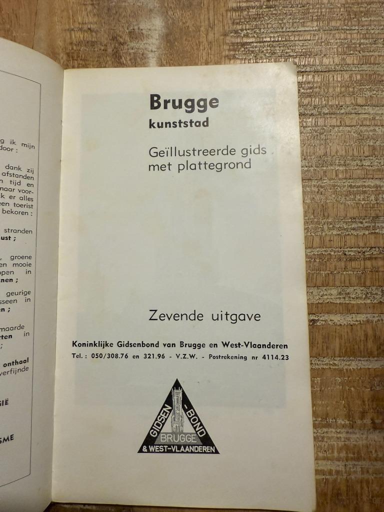Geillustreerde Gids, Koninklijke vereniging van Brugge  1965, Enlèvement ou Envoi, Utilisé, Benelux, Brochure