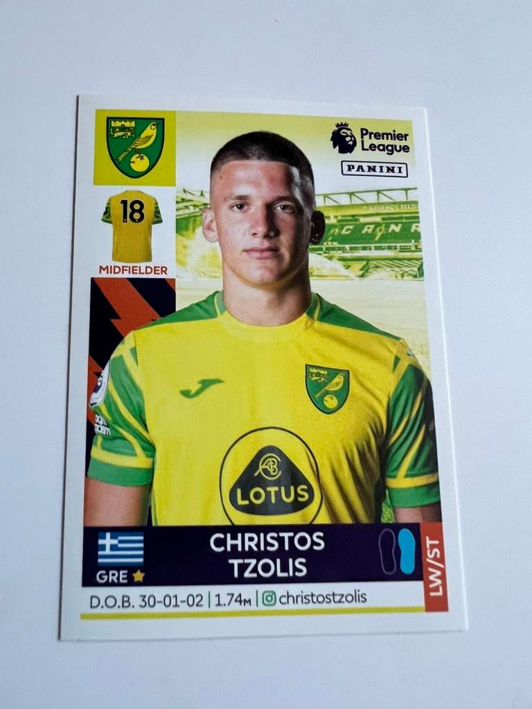 Panini Christos Tzolis, Enlèvement ou Envoi, Comme neuf