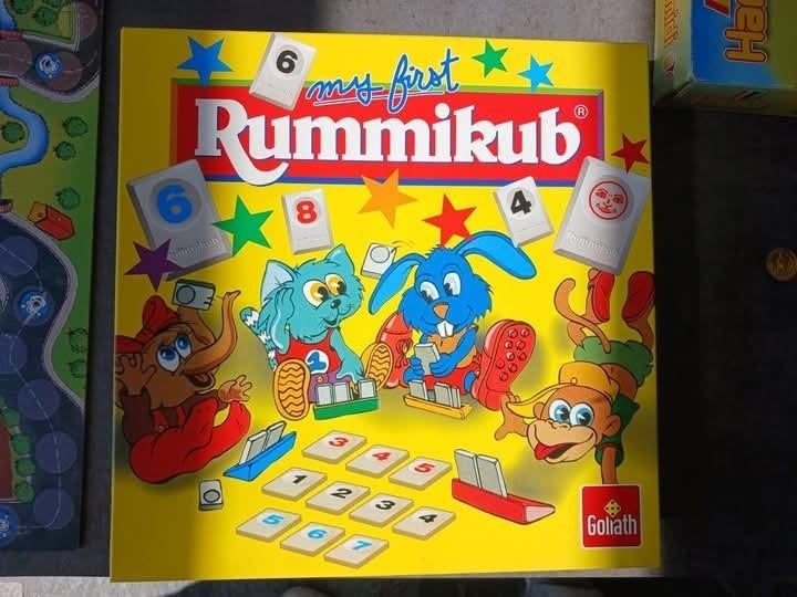 Gezelschapsspel My first Rummikub, Ophalen of Verzenden, Zo goed als nieuw, Goliath