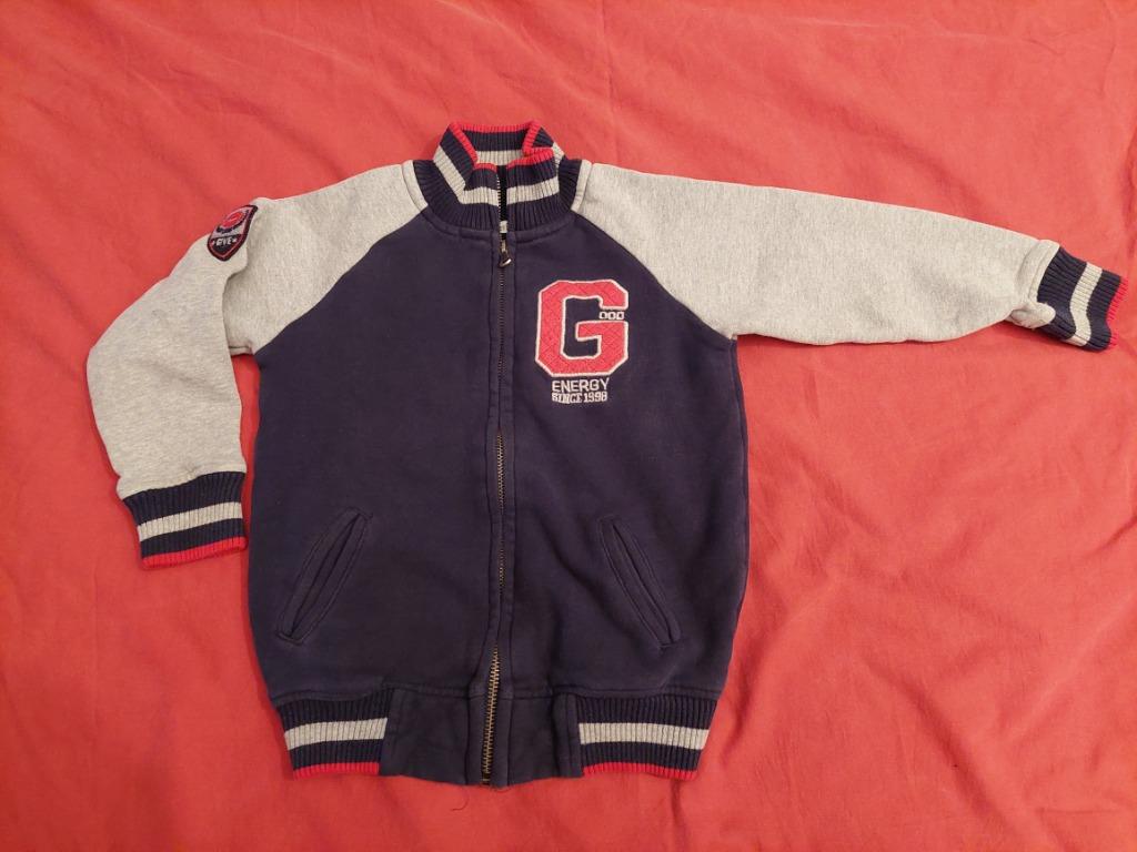 Gilet 6 ans OKAIDI bleu marine manches grises, Enfants & Bébés, Vêtements enfant | Taille 116, Garçon ou Fille, Okaïdi, Pull ou Veste
