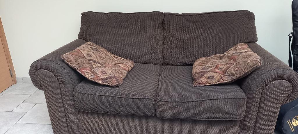 2 en 3-zit salon zetels, Huis en Inrichting, Zetels | Zetels, Ophalen, Gebruikt, 100 tot 125 cm, 150 tot 200 cm