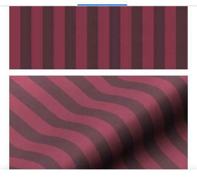 Tissu de draperie rayé bordeaux NOUVEAU!, Neuf, 200 cm ou plus, Enlèvement ou Envoi, Autres couleurs