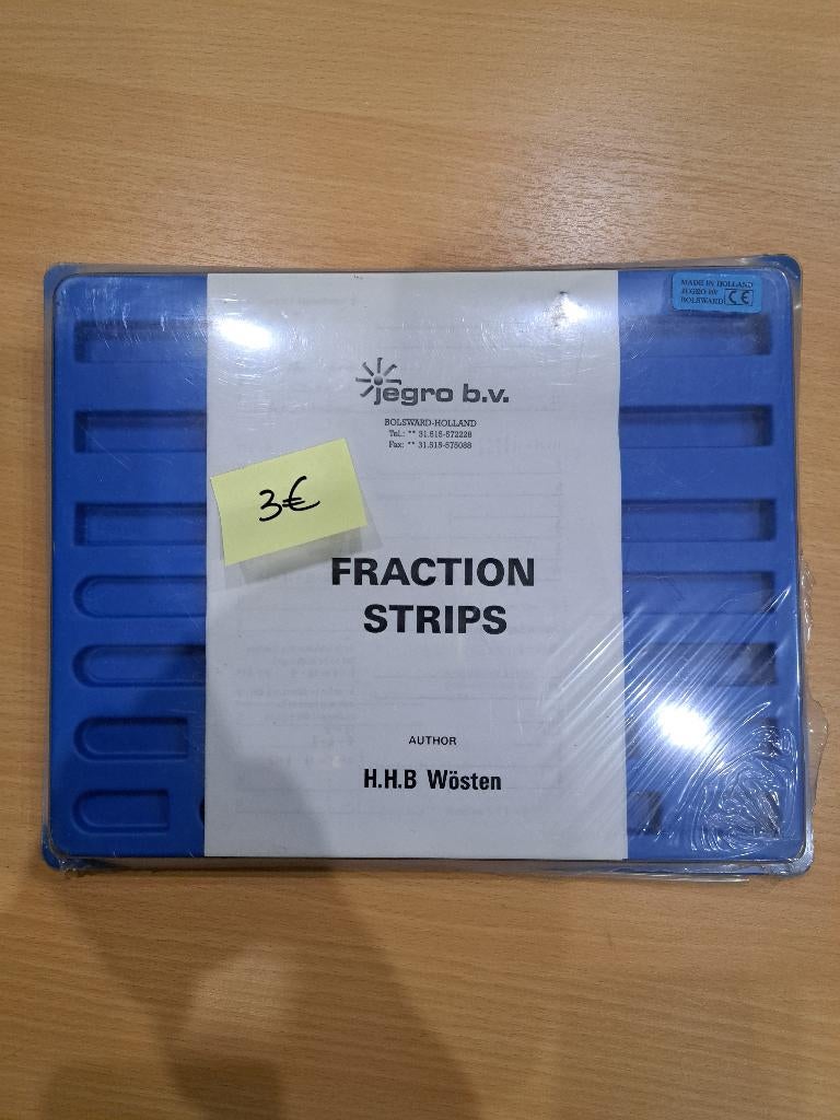 Fractions strips - Jeu de fractions, Ophalen, Nieuw, BSO, Wiskunde A