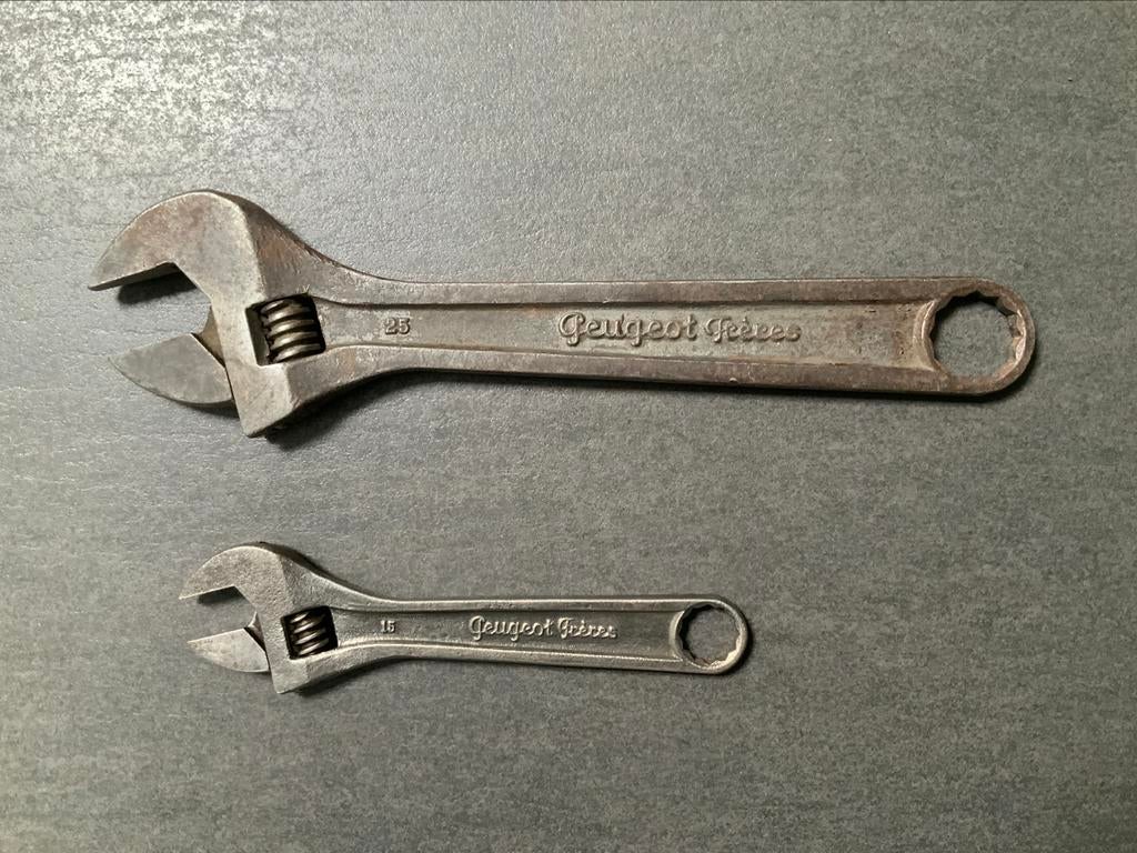 Bahco Peugeot frères 25 et 15, Enlèvement ou Envoi, Utilisé