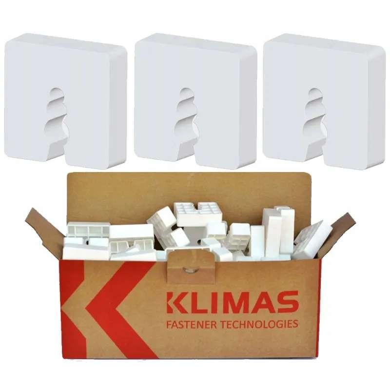 Uitvulplaatje 15mm wit 50x50mm, Ophalen of Verzenden, Nieuw, Overige typen