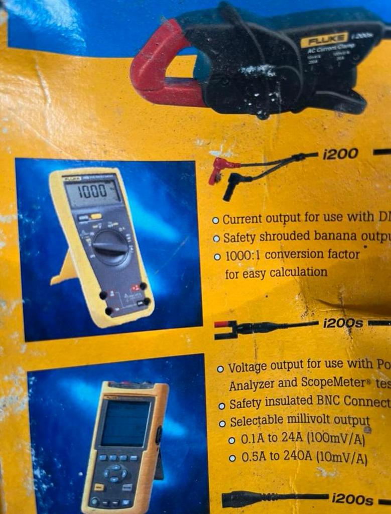 Fluke multimeter i200, Doe-het-zelf en Bouw, Ophalen, Nieuw, Multimeter