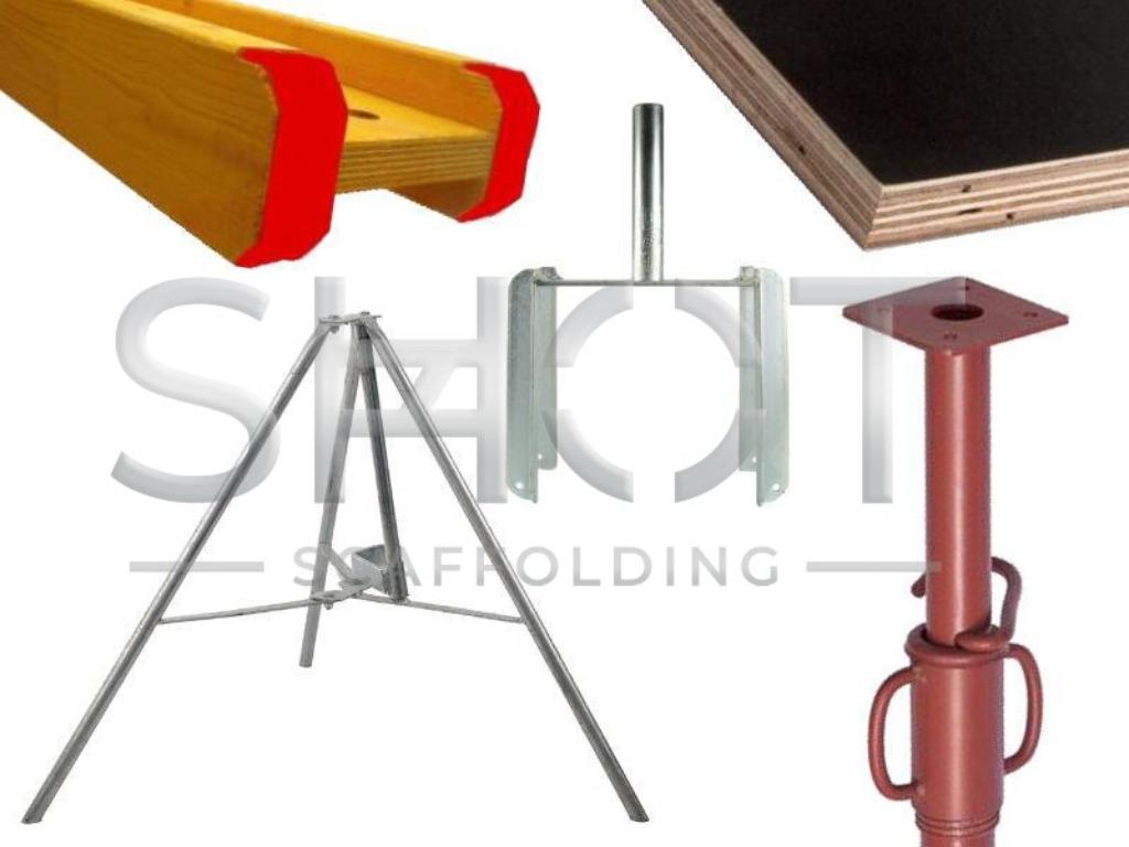 Bekistingwerken | 100 m² | Complete set, Envoi, Neuf, Autres types, 2 à 5 mètres