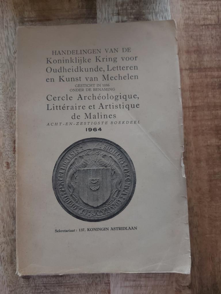 Handelingen koninklijke kring oudheidkunde Mechelen, Boeken, Geschiedenis | Stad en Regio, Ophalen of Verzenden, 19e eeuw, Gelezen