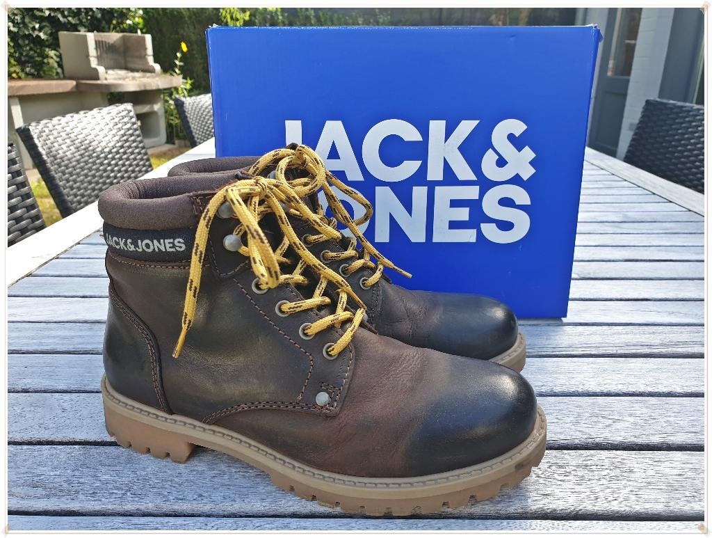JACK & JONES - BOTTES/CHAUSSURES CUIR – P.: 38, Garçon, Enlèvement ou Envoi, Comme neuf, Chaussures