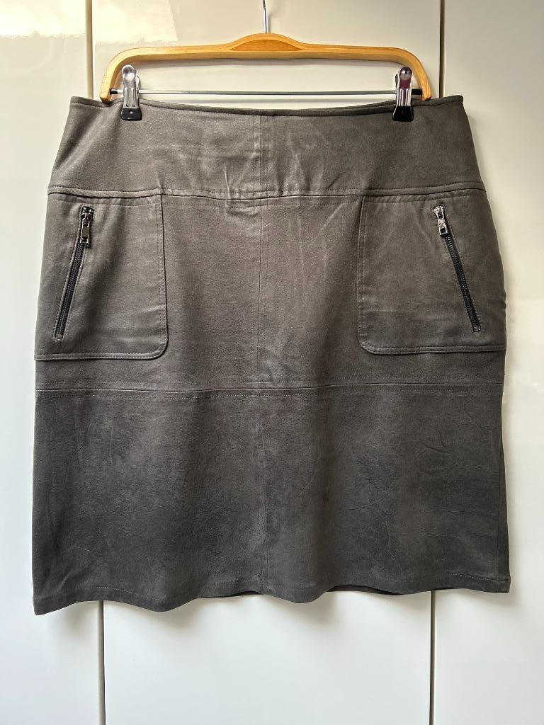 Kaki/grijze Paprika rok - Maat S, Kleding | Dames, Maat 42/44 (L), Ophalen of Verzenden, Zo goed als nieuw, Paprika