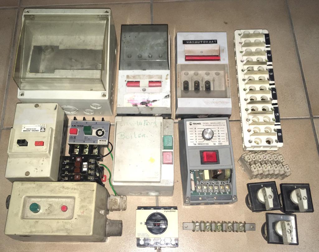 elektriciteit materialen totaal, Ophalen, Gebruikt, Overige typen