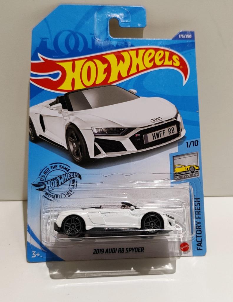 Hot Wheels 2019 Audi R8 Spyder Wit (2018), Ophalen of Verzenden
