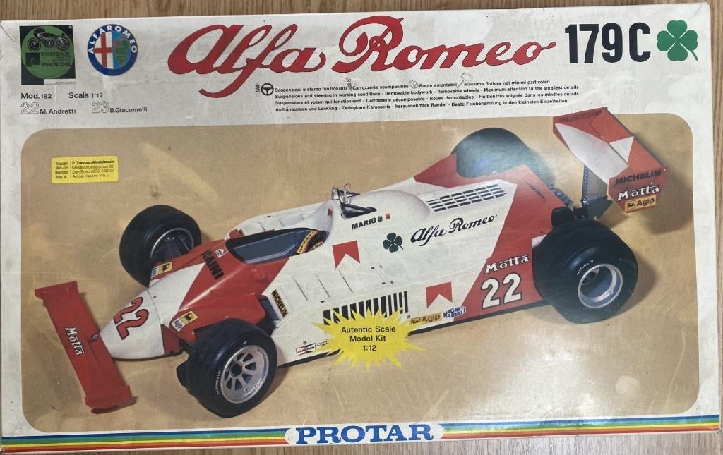 Protar ALFA ROMEO 179C Échelle 1:12, Neuf, Autres marques, Enlèvement ou Envoi, Voiture