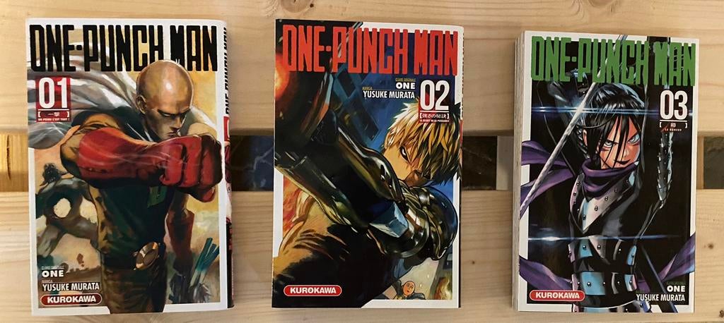 Mangas One punch man Tome 1 à 3, Livres, Comme neuf