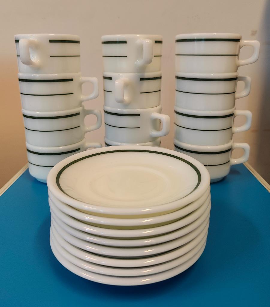 Vintage jaren 50 koffie / thee servies Pyrex tableware, Antiek en Kunst, Antiek | Servies compleet, Ophalen of Verzenden