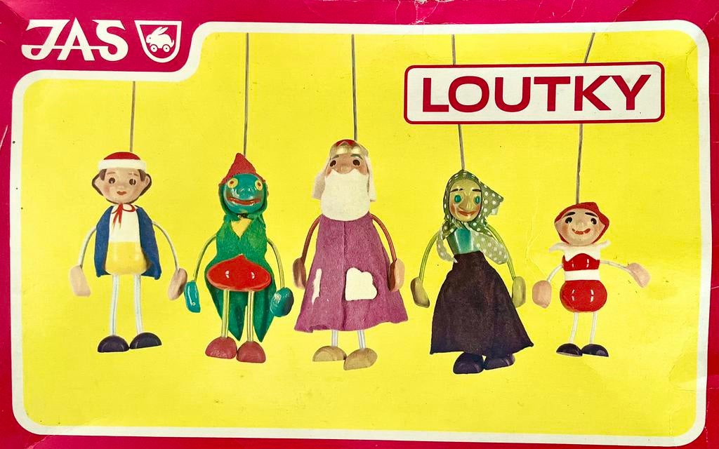 JAS Loutky vintage Tsjechische marionetten uit de jaren ‘80, Antiek en Kunst, Ophalen of Verzenden