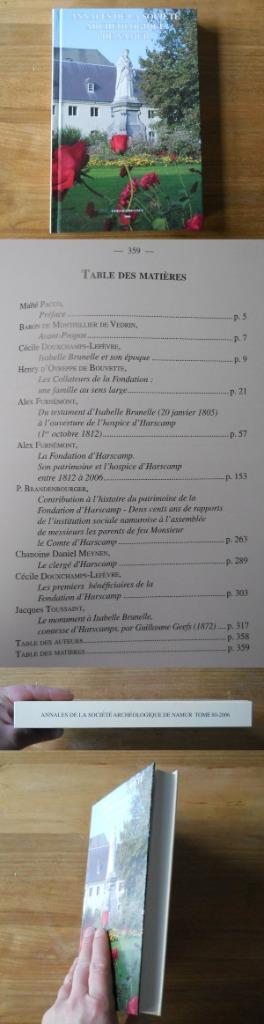 Annales de la Société Archéologique de Namur - T 80 - 2006, Enlèvement ou Envoi, Utilisé