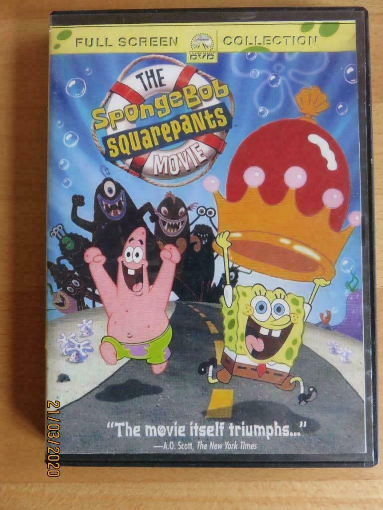 DVD THE SPONGEBOL SQUAREPANTS MOVIE, Alle leeftijden, Ophalen, Actiekomedie
