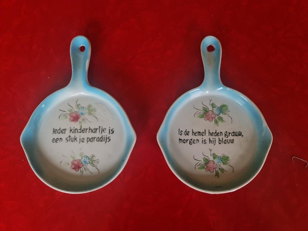 2 kleine borden met spreuk, Ophalen of Verzenden, Zo goed als nieuw