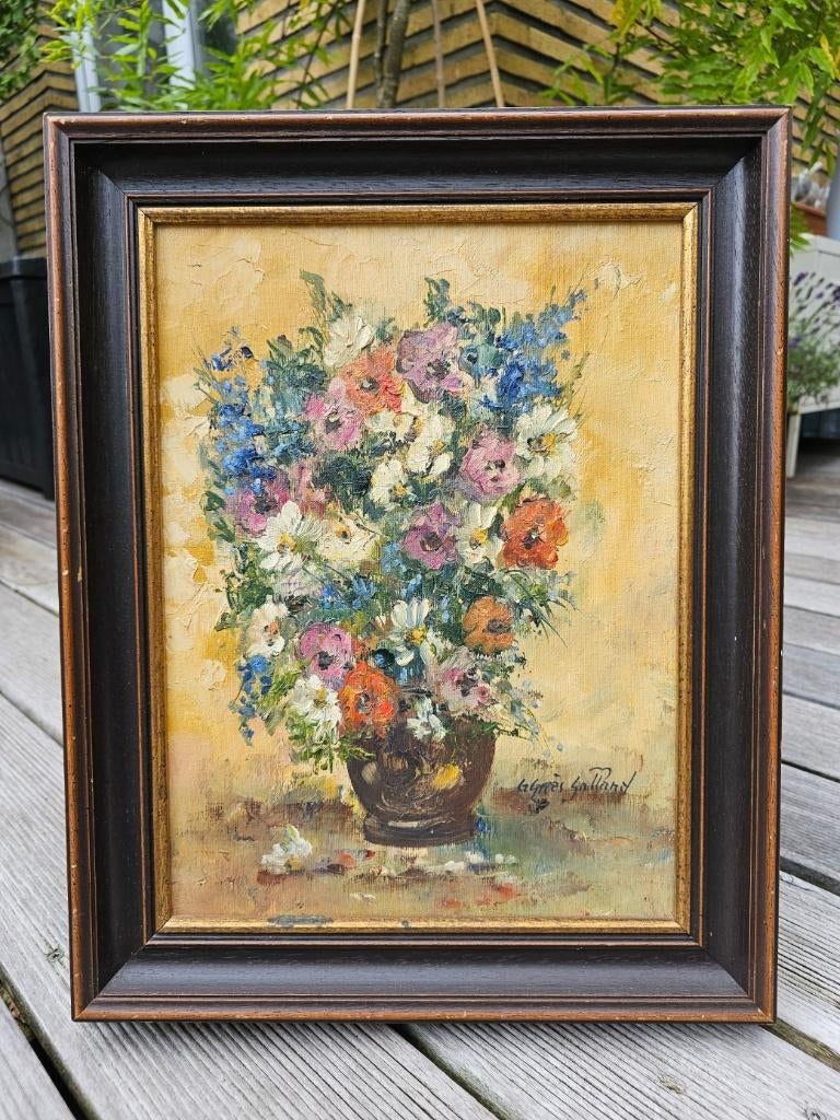 Tableau signé "Agnes Galland", Enlèvement