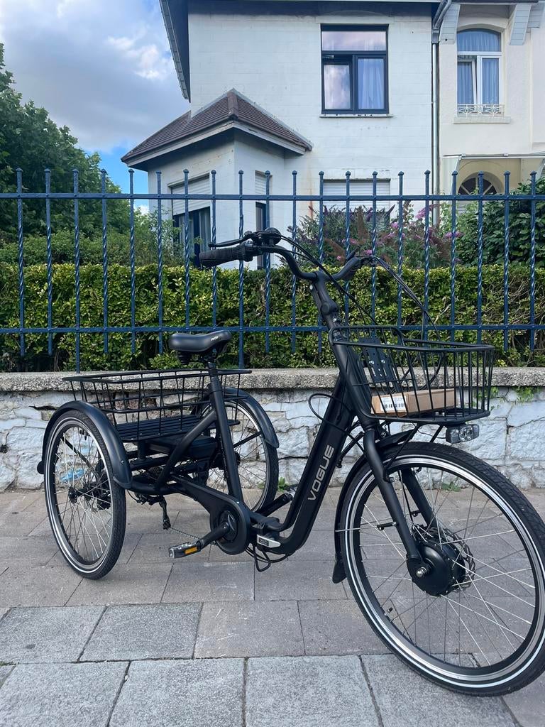 Tricycle à assistance électrique pliable Vogue état neuf, Enlèvement ou Envoi, Pliant, Comme neuf, Fauteuil roulant électrique