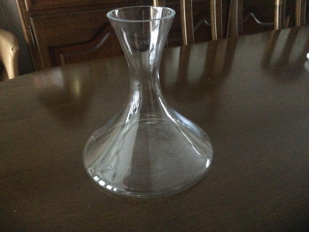 Decanteerkaraf Pomax, Enlèvement