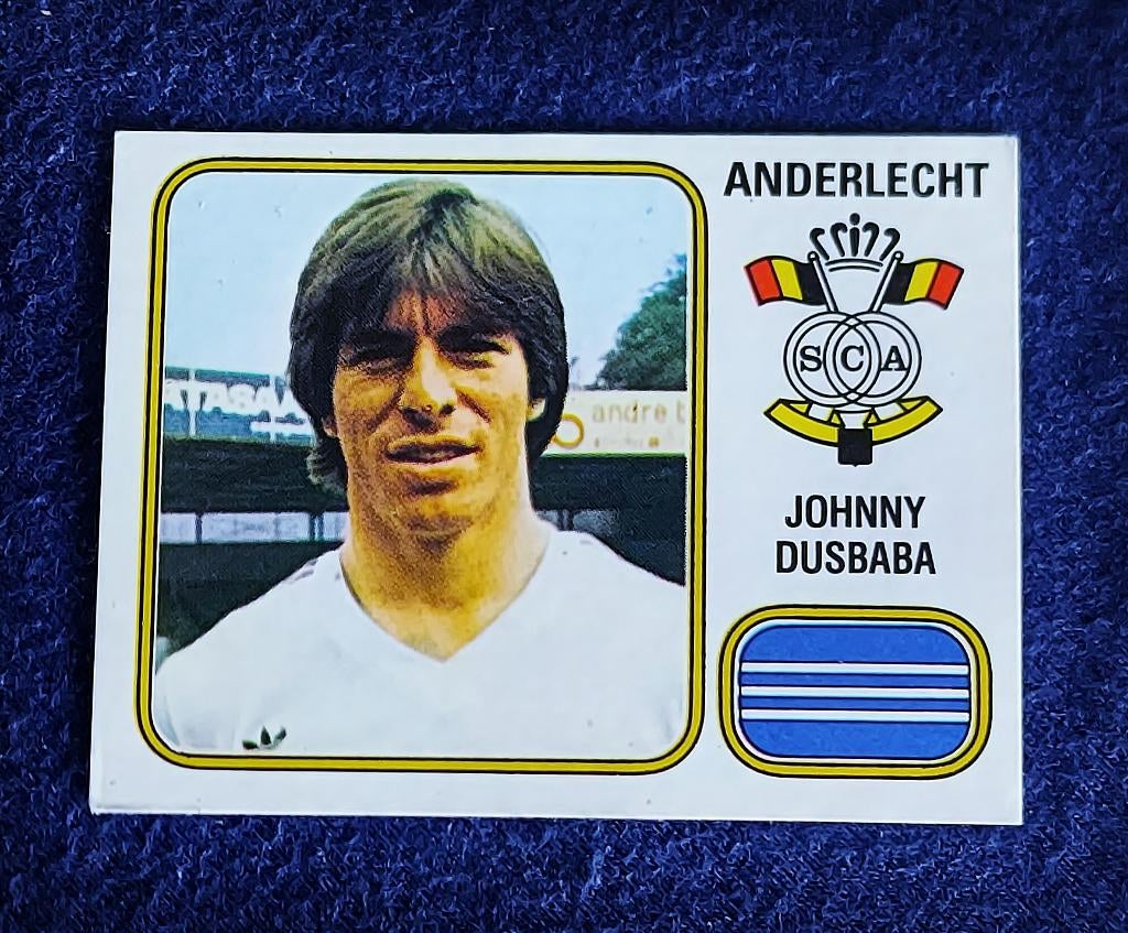 Panini sticker voetbal ' FB 1981 - Johnny Dusbaba ' -nieuw-, Collections, Articles de Sport & Football, Neuf, Affiche, Image ou Autocollant