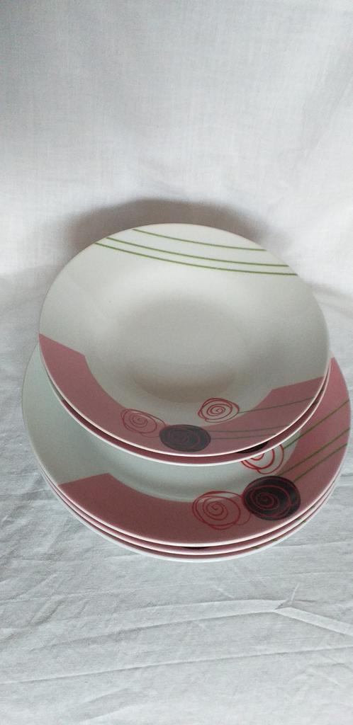assiettes plates et profondes china, Antiquités & Art, Enlèvement ou Envoi
