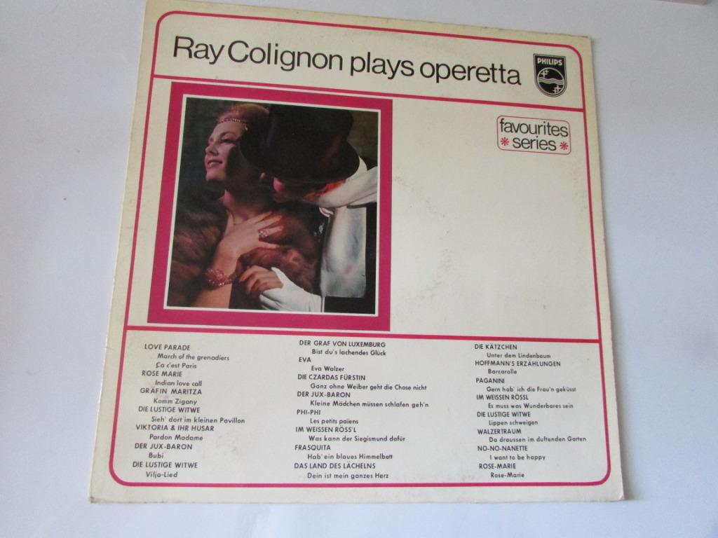 RAY COLIGNON JOUE OPERETTA, HAMMOND ORGAN, LP, 12 pouces, Enlèvement ou Envoi, Utilisé, Classicisme