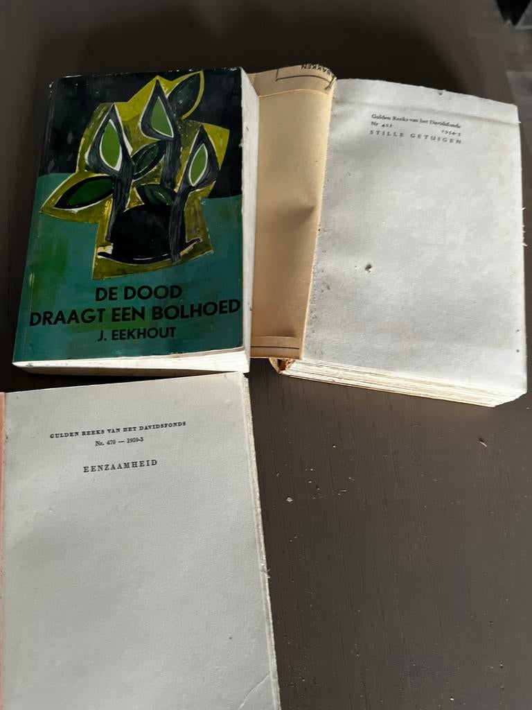 3 boeken Davidsfonds 1954, Ophalen