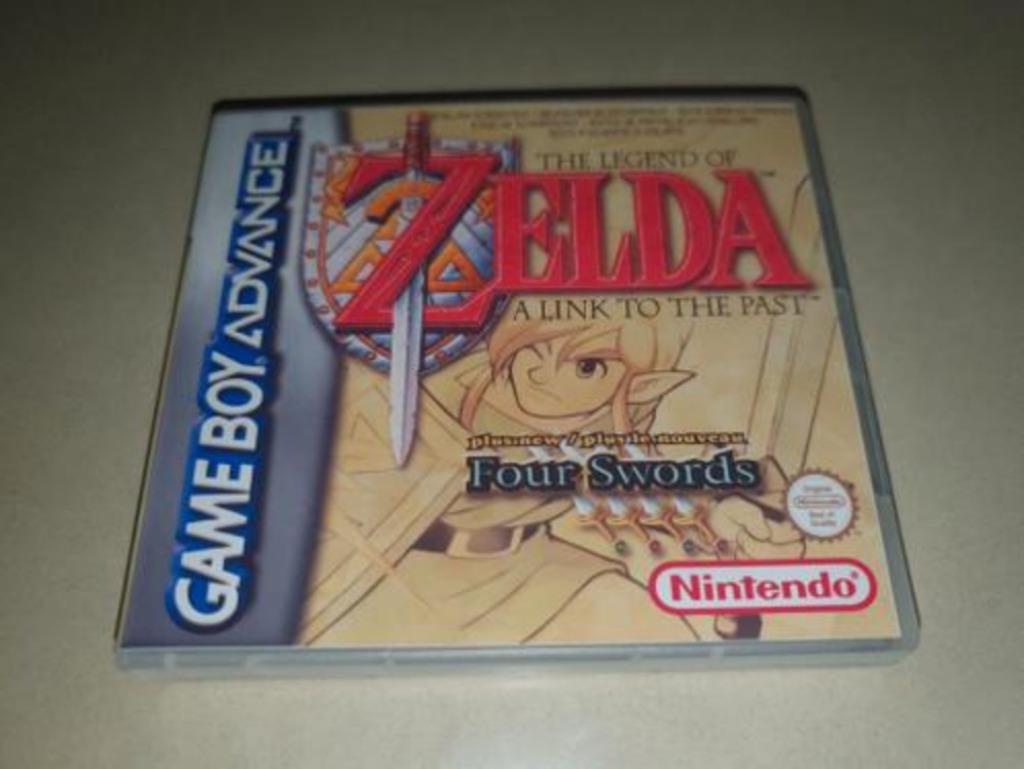 Zelda A Link to the Past Four Swords GBA Game Case, Envoi, Comme neuf