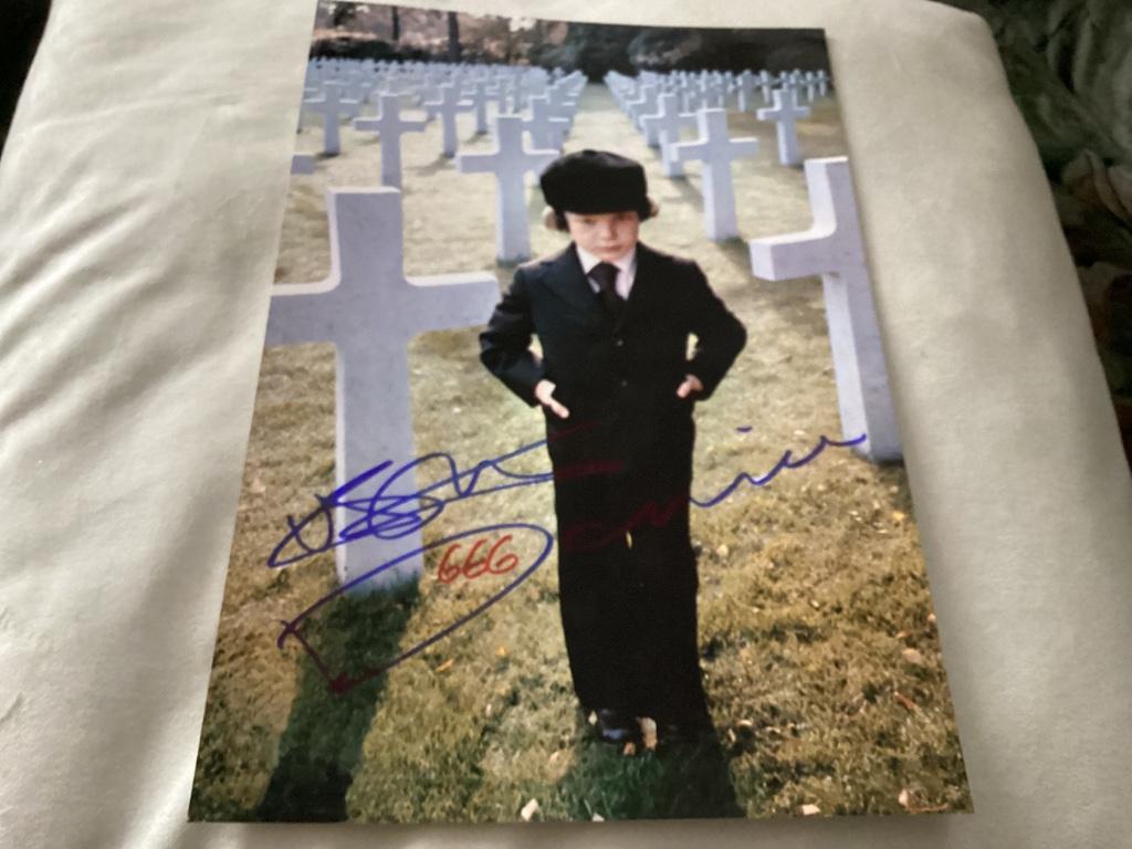 Handtekening Harvey Stephens (The Omen 1976), Ophalen of Verzenden, Film, Foto of Kaart