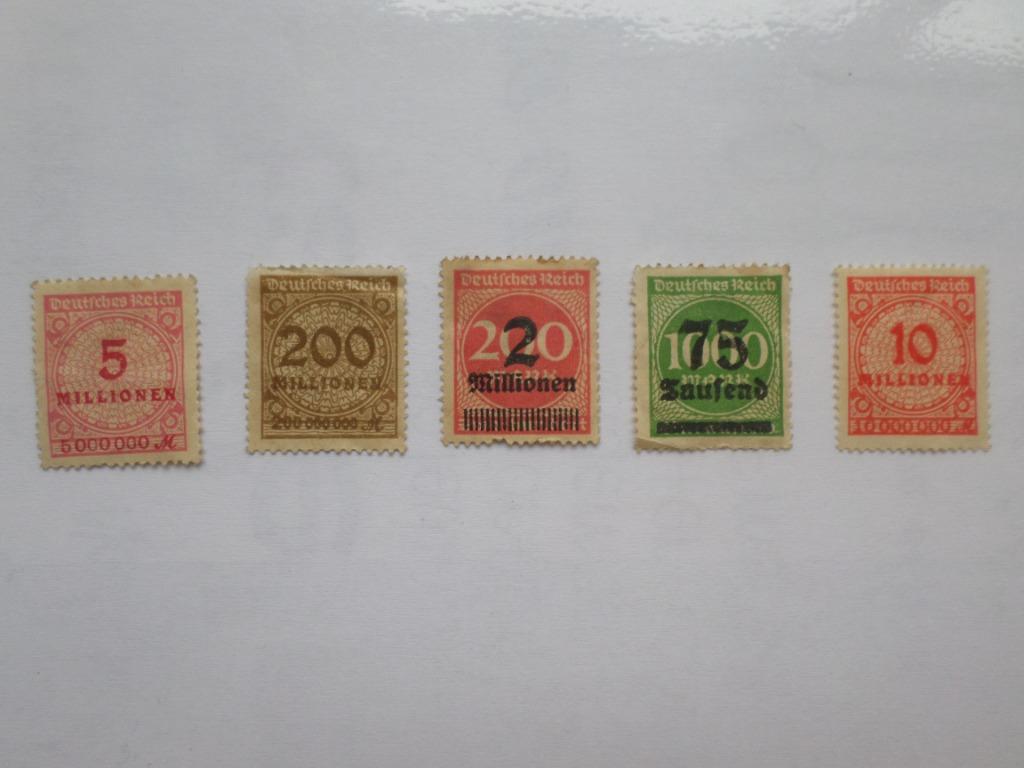 postzegels Deutsches Reich postfris, Ophalen of Verzenden, Duitse Keizerrijk, Postfris