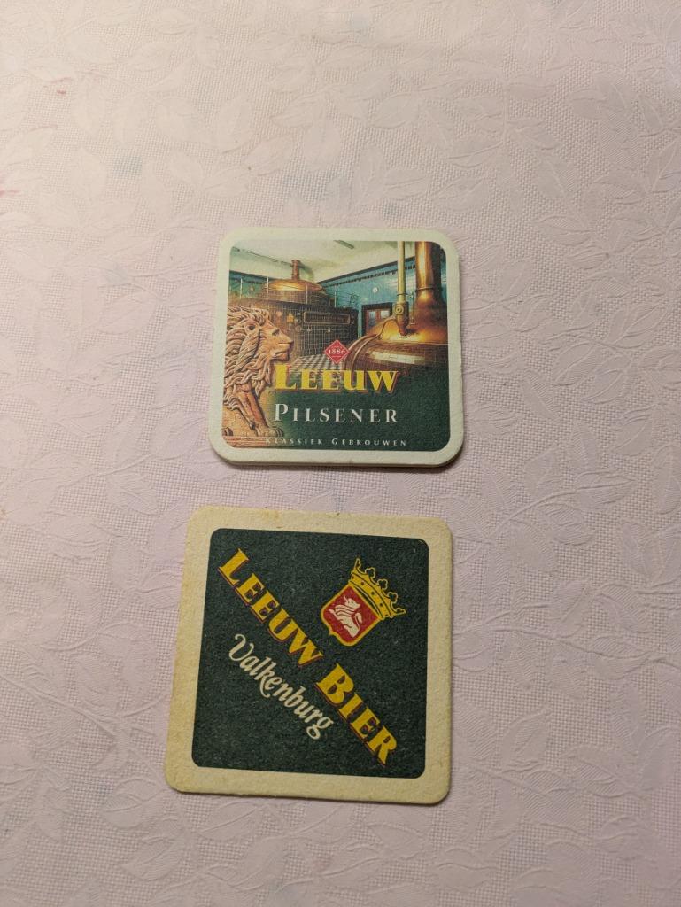 Leeuw bier, Collections, Marques de bière, Enlèvement ou Envoi, Comme neuf, Sous-bock, Leeuw