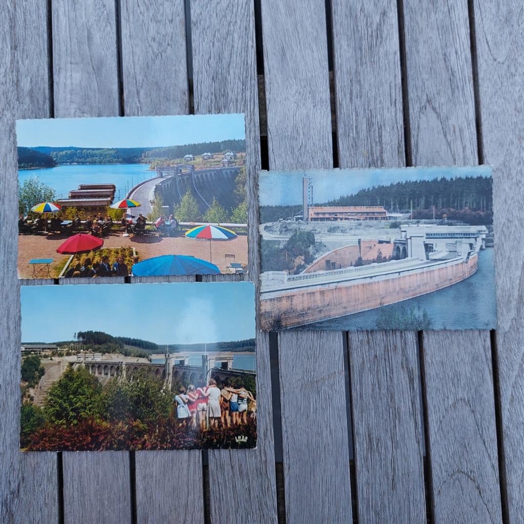 3 postkaarten Eupen  : Barrage de la Vesdre, Collections, Cartes postales | Belgique, Enlèvement ou Envoi