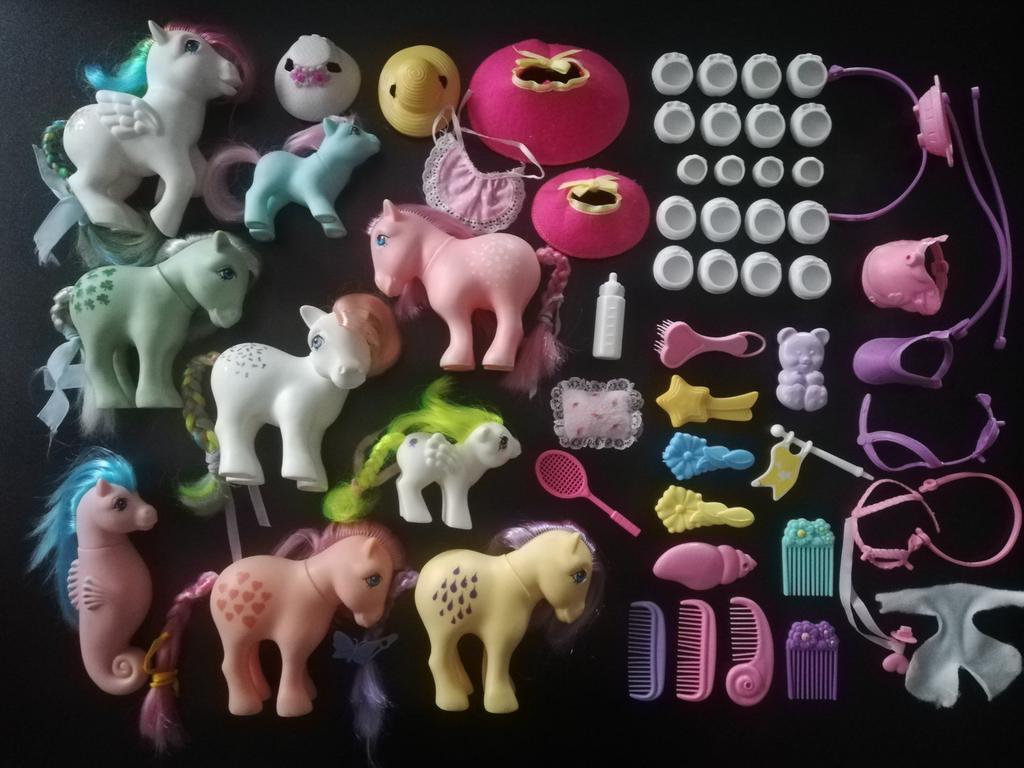 Vintage My Little Pony Hasbro collectie., Kinderen en Baby's, Speelgoed | My Little Pony, Ophalen of Verzenden, Gebruikt