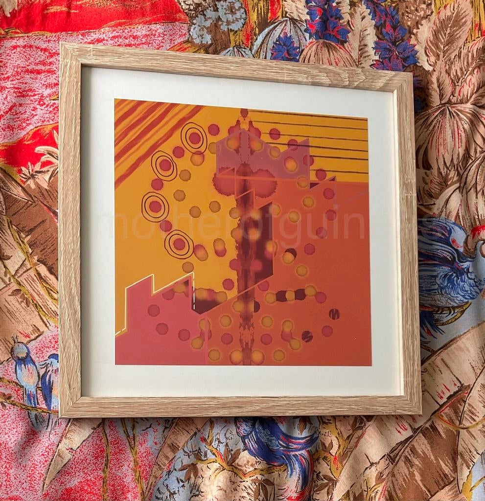 Kleurrijk kunstwerk NIEUW, Huis en Inrichting, Minder dan 50 cm, Oorspronkelijke maker, Nieuw, Ophalen of Verzenden