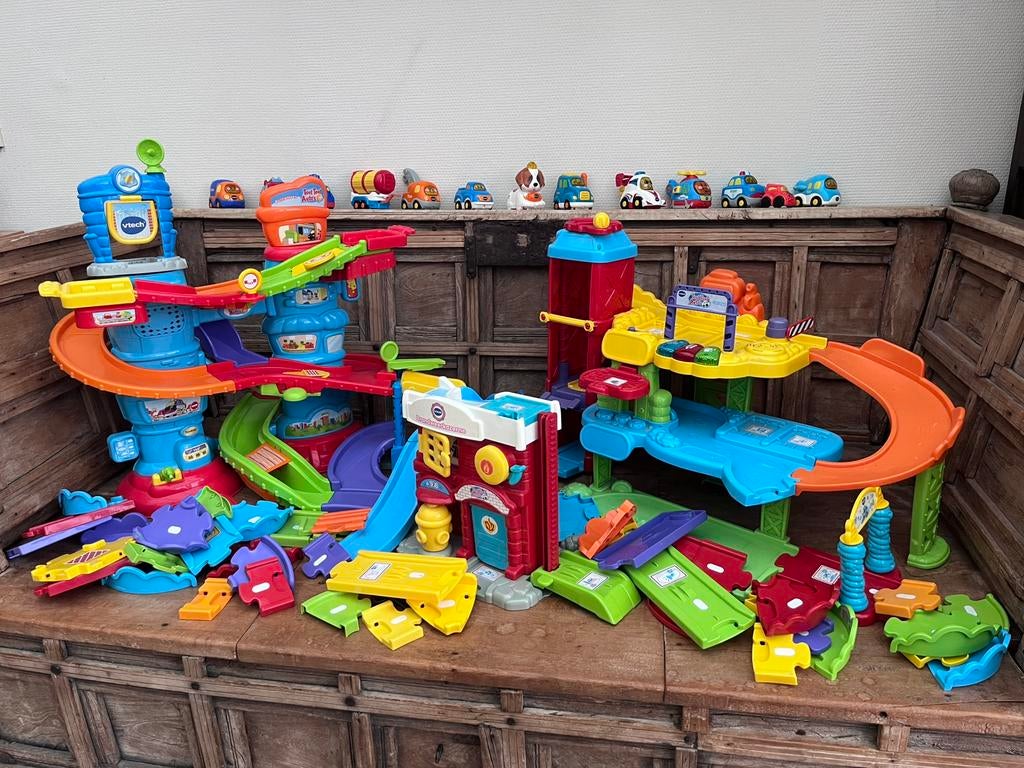 Groot lot Toet toet auto van Vtech, Kinderen en Baby's, Ophalen of Verzenden, Zo goed als nieuw, 2 tot 4 jaar
