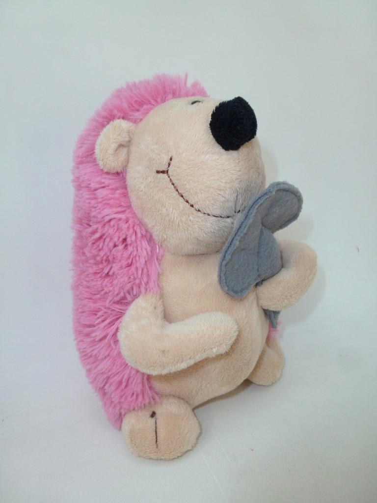knuffel roze egel met spade, Kinderen en Baby's, Ophalen of Verzenden, Nieuw, Overige typen