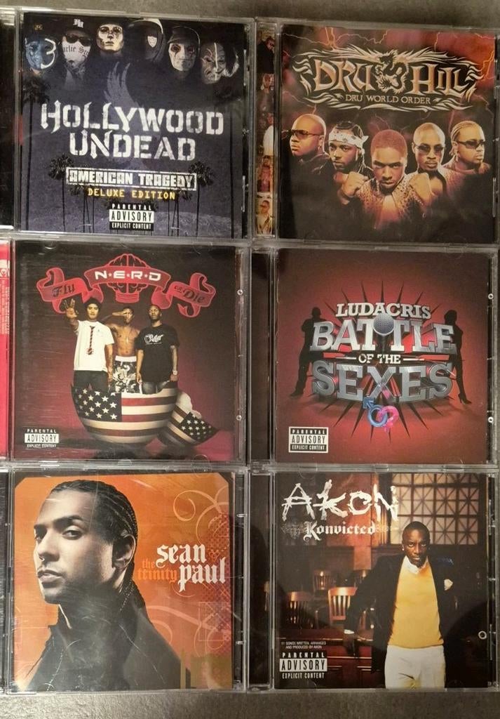 Hip Hop Ludacris Dru Hill Nerd Akon Sean Paul Hollywood Unde, Enlèvement ou Envoi, Comme neuf
