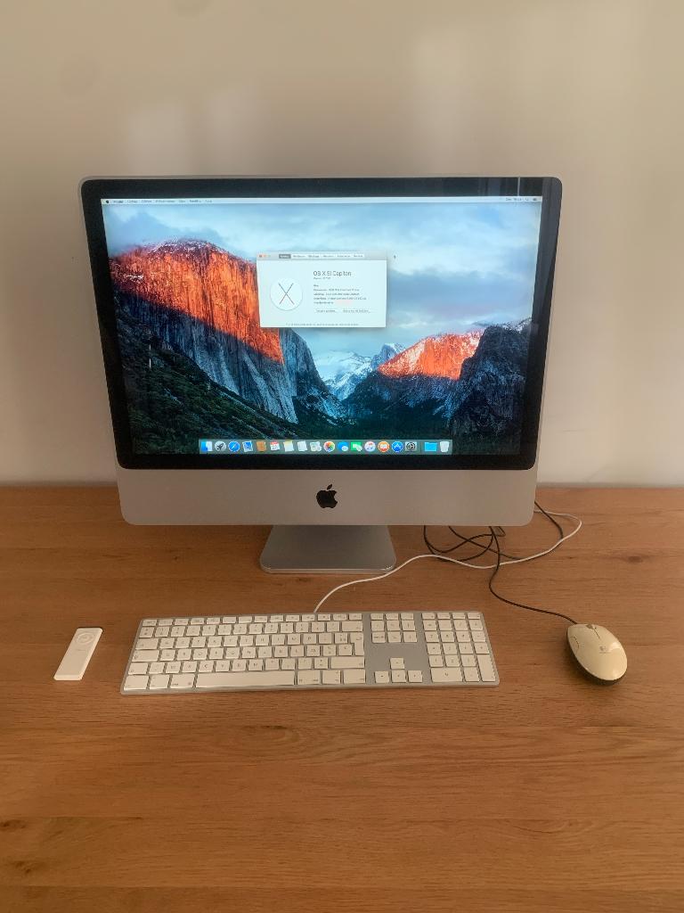 APPLE IMAC Early 2008 - 24 pouces, Informatique & Logiciels, Apple Desktops, 24 pouce, 256 GB, IMac, Utilisé
