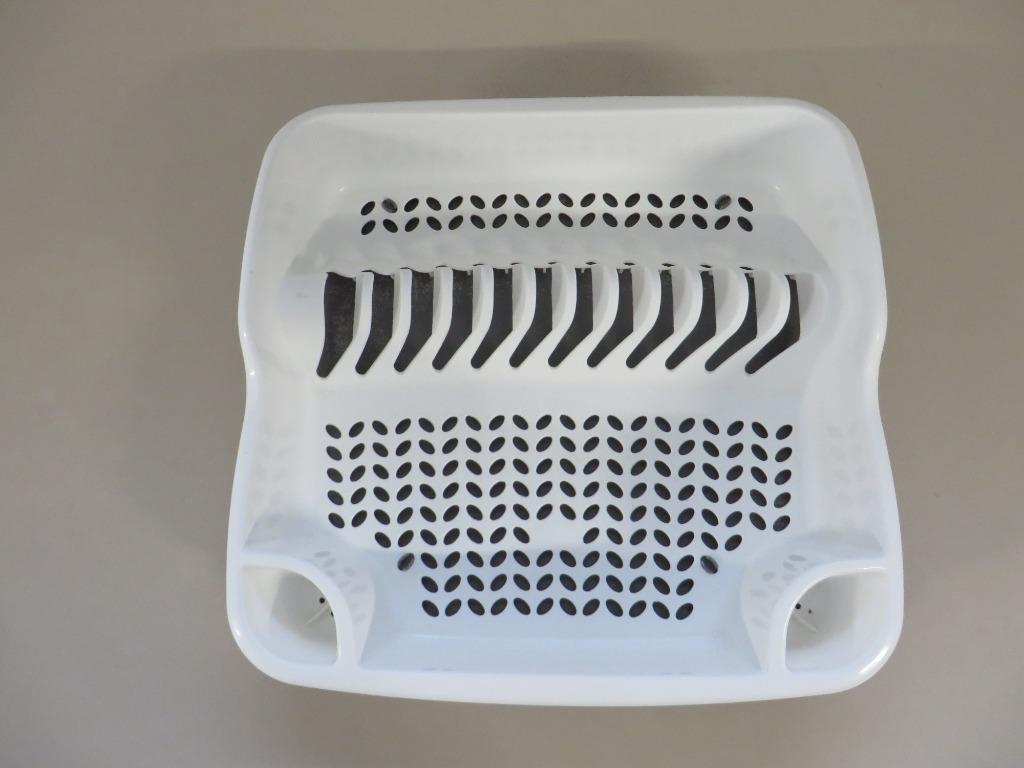 Afwas afdruiprek wit kunststof 48 x 38 x 9 cm., Antiek en Kunst, Ophalen of Verzenden
