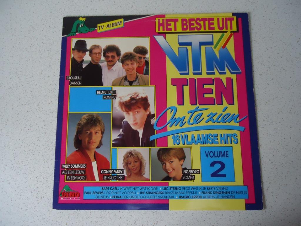 LP Het Beste van "VTM TIEN Om Te Zien" Volume 2 anno 1989., Ophalen of Verzenden, Gebruikt, 12 inch, Nederlandstalig