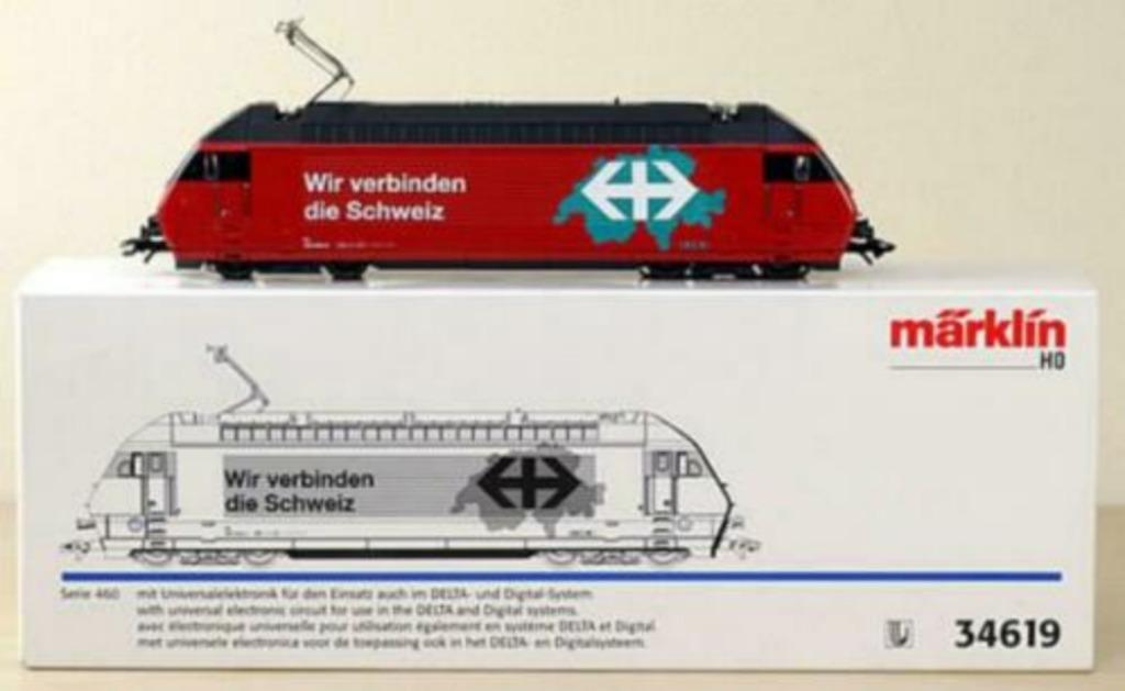 Marklin 34619 (SBB), Hobby en Vrije tijd, Wisselstroom, Locomotief, Verzenden, Nieuw