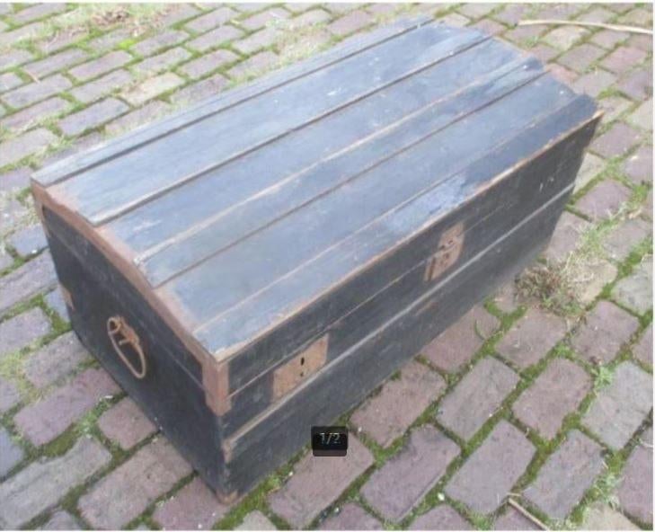 Leuke Antieke Houten Kist - 88x45x39, Ophalen of Verzenden, Zo goed als nieuw
