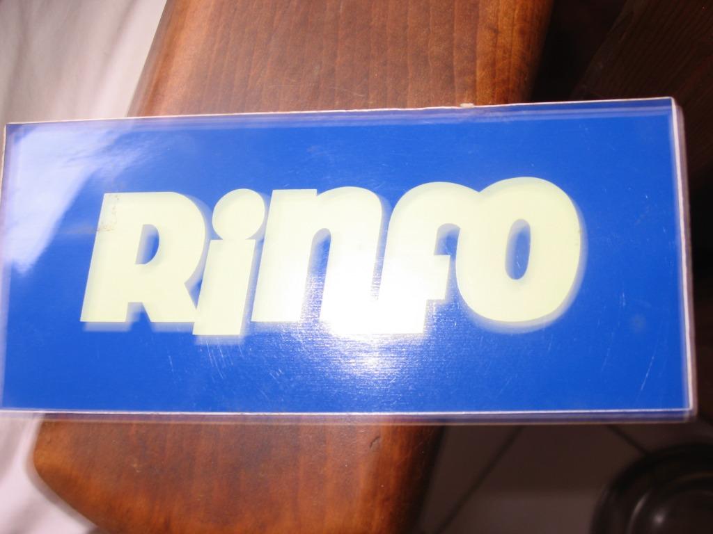Rinfo-sticker., Ophalen of Verzenden, Nieuw, Film, Tv of Omroep