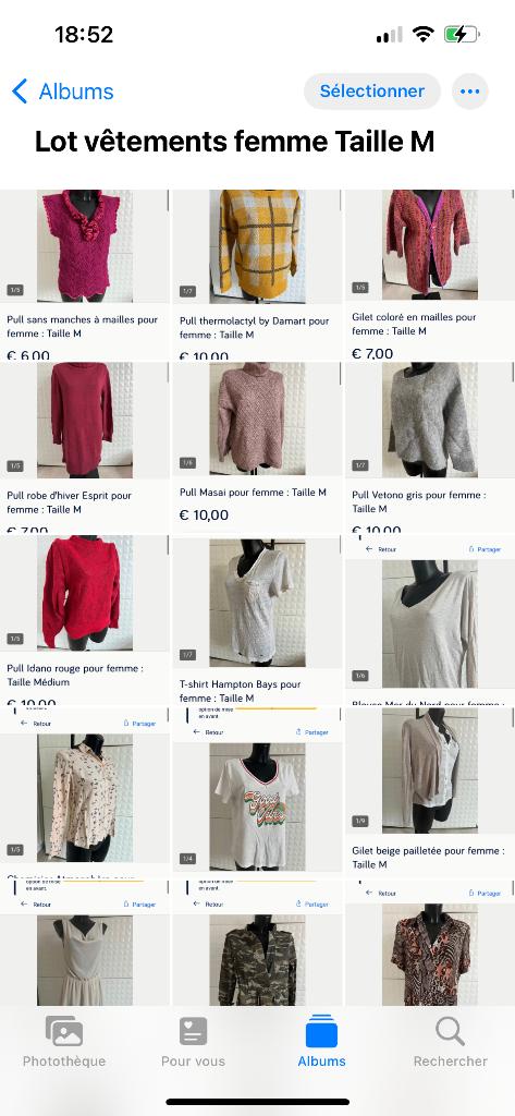 Énorme lot de 41 vêtements femme :Taille M, Vêtements | Femmes, Packs de vêtements pour femmes, Comme neuf, Taille 38/40 (M), Enlèvement ou Envoi
