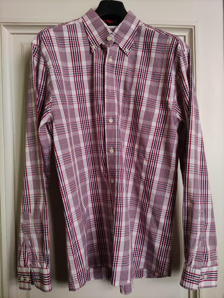 GANT checkered shirt, size: M, Kleding | Heren, Ophalen of Verzenden, Zo goed als nieuw