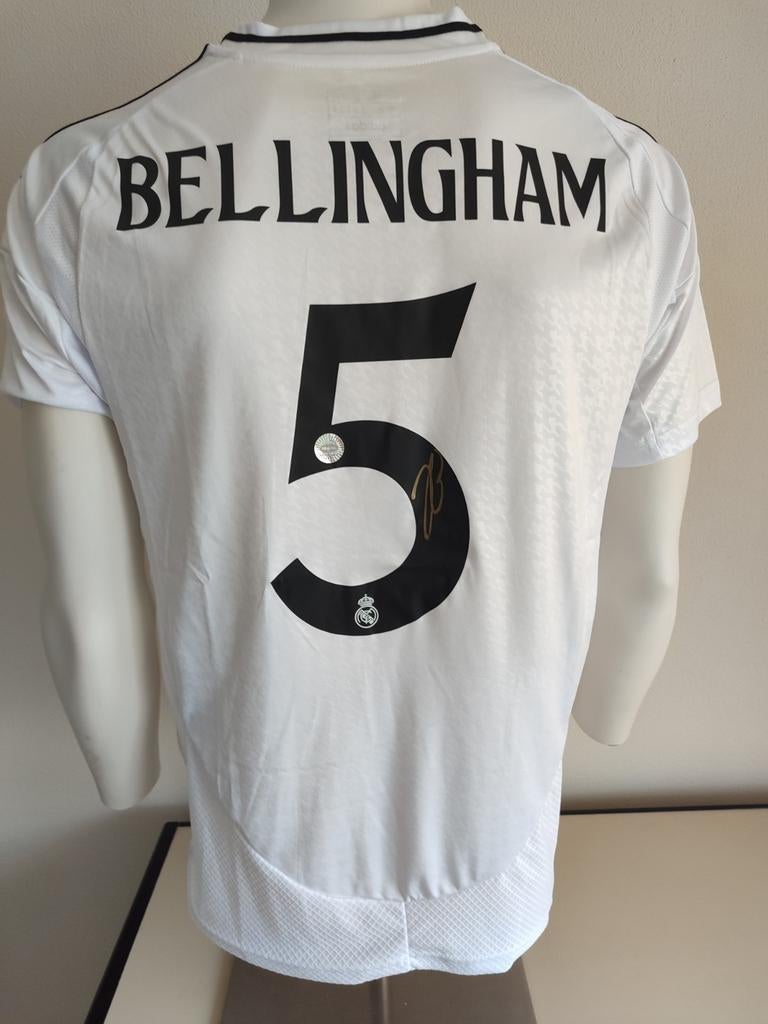 Maillot du Real Madrid signé par Jude Bellingham avec COA, Collections, Articles de Sport & Football, Neuf, Maillot, Enlèvement ou Envoi