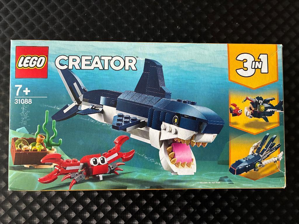 Lego 31088  - 3 in 1 creator - haai, octopus en vis, Ophalen of Verzenden, Zo goed als nieuw, Complete set, Lego